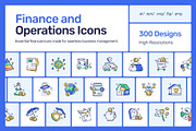 300 Finance and Operations Icons, a Duotone Icon by Creative Stall (Thumbnail 1 of 10)