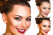 Portrait Cartoon Photoshop Action, an Action Add-On by MRI STUDIO (Thumbnail 4 of 10)