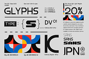 DV Colloway, a Sans Serif Font by Damelev (Thumbnail 5 of 14)