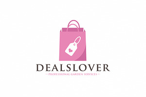 Deals Love Logo Template