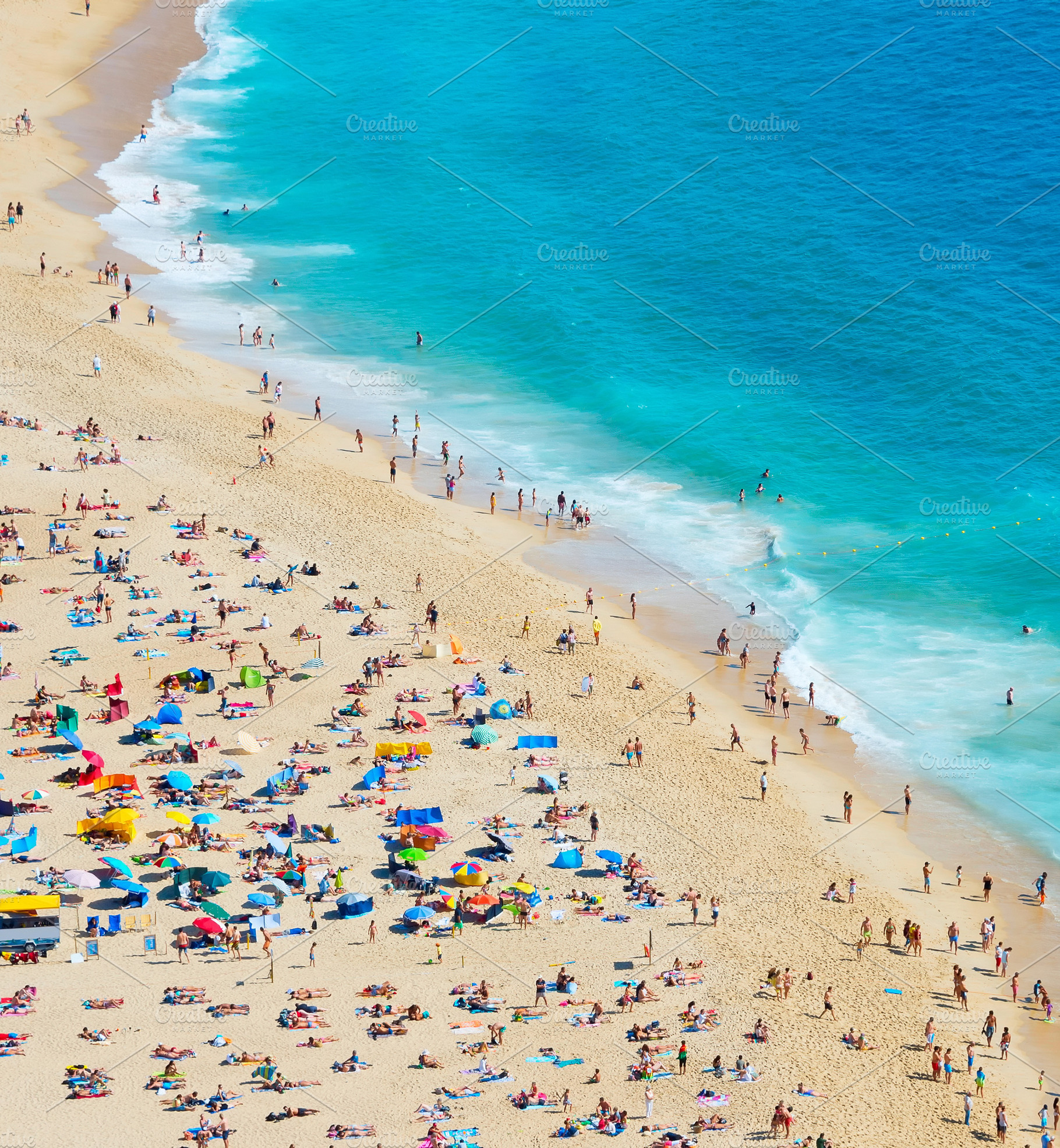 People at beach aerial view featuring beach, aerial, and view, a Person Photo by joyt