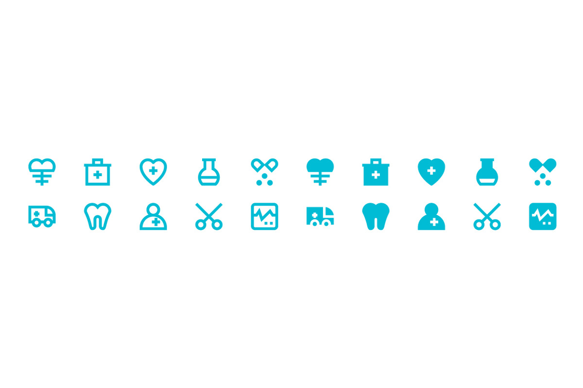 Medical and Health Material Icons, a Solid Icon by Creative Stall (Photo 5 of 5)