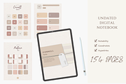 Undated Digital Notebook, a Design Template by Astro Magic Digital (Thumbnail 1 of 6)