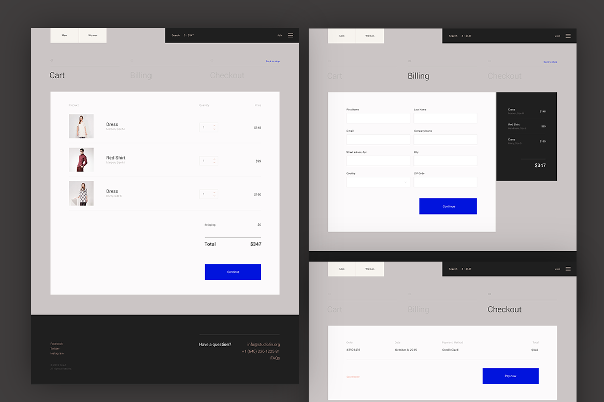 Fashion Store Template, a Websites & App Template by Jaromir Kveton (Photo 4 of 6)