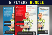 Corporate Business Flyers Bundle, a Flyer Template by Graphic Templates (Thumbnail 1 of 6)