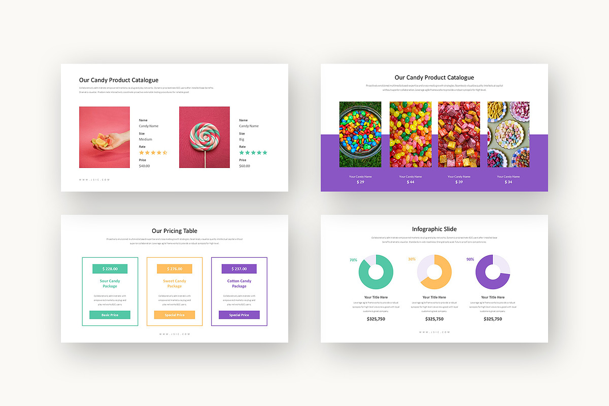 Jsic : Candy Brand Keynote, a Presentation Template by Punkl Camp (Photo 6 of 16)