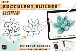 Succulent Builder Procreate Brushkit