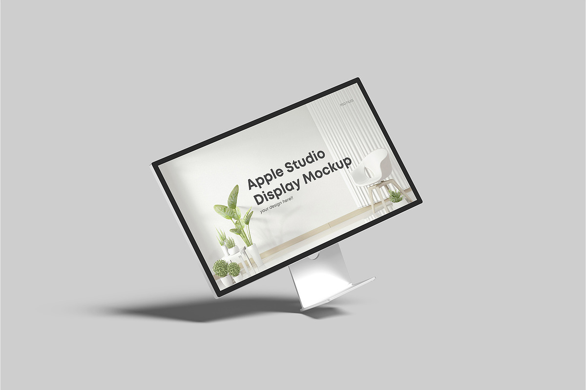Apple Studio Display Mockup, a Mac Mockup by Graphiculon (Photo 9 of 11)