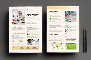 Business Project Case Study Template, a Print Template by MightyDesign