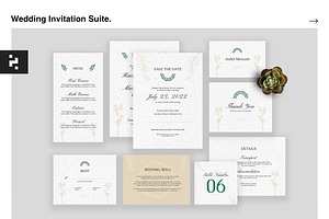 Wedding Invitation Suite Template, a Templates & Theme by Neermana