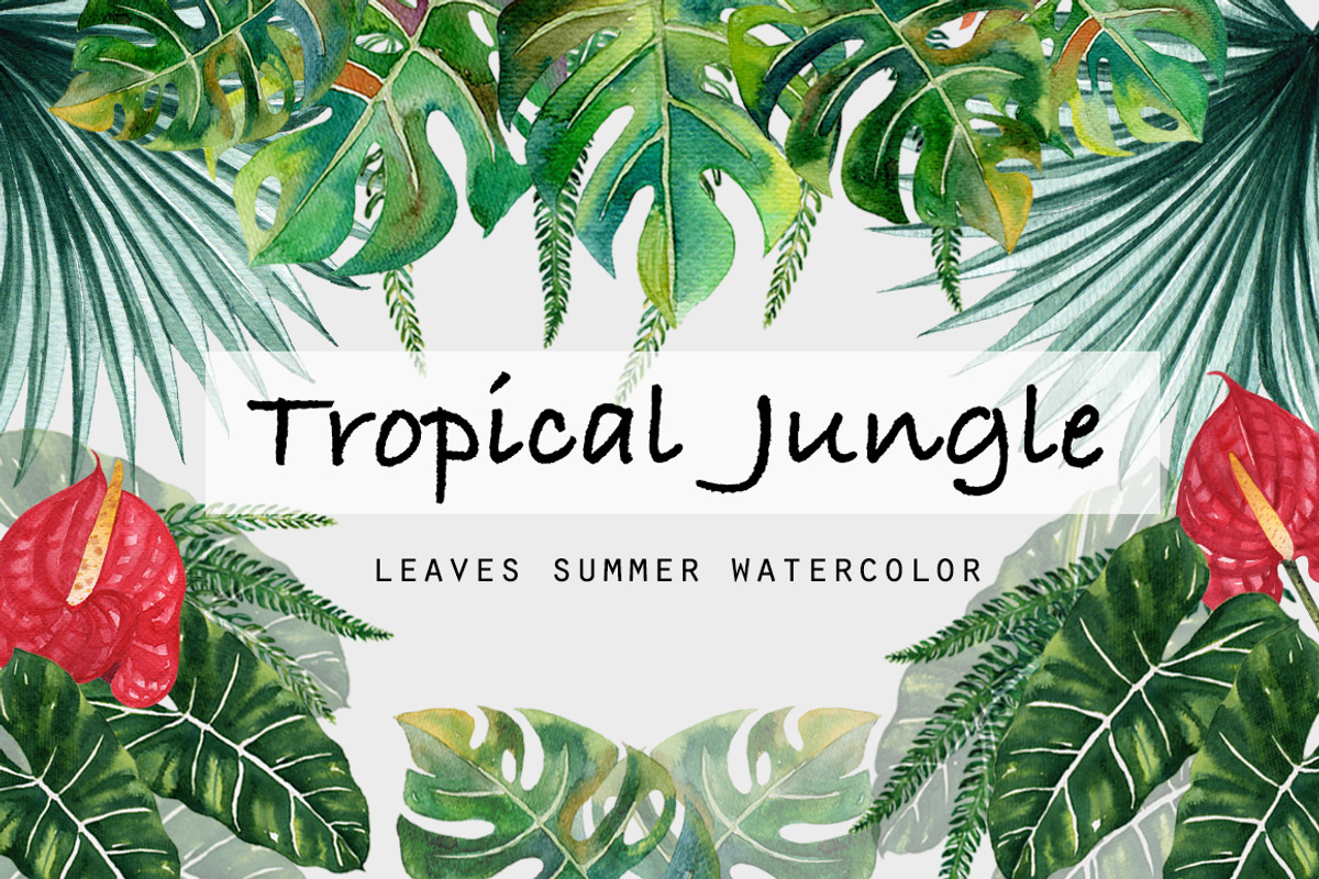 Sale Spring Jungle Blooming, a Decorative Illustration by Planolla (Photo 1 of 2)