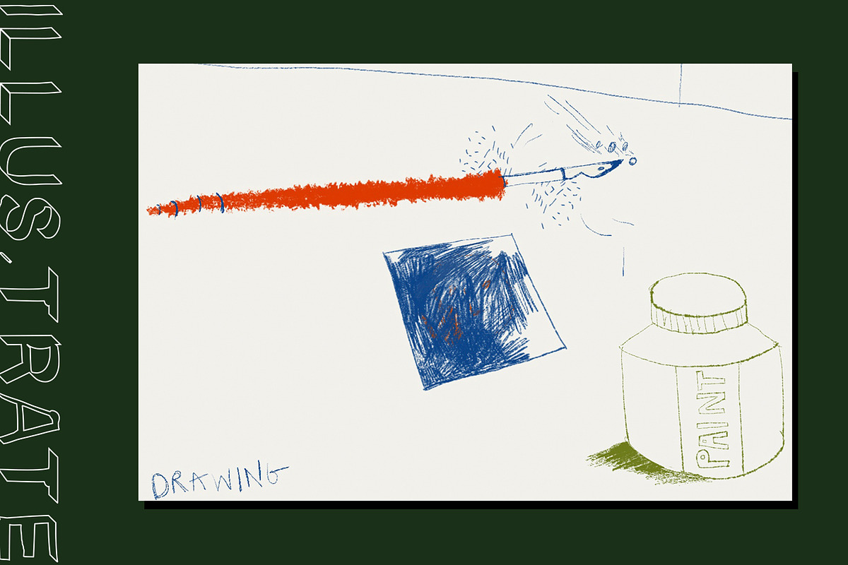 DAVID HOCKNEY PROCREATE BRUSHES, a Brush Add-On by Illus.trate (Photo 2 of 6)