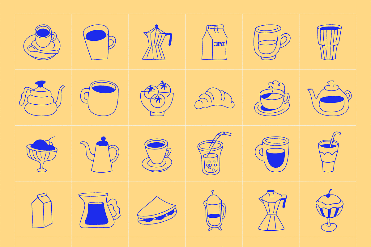 Cafe, vector illustrations, prints, a Graphic by venimo (Photo 12 of 14)