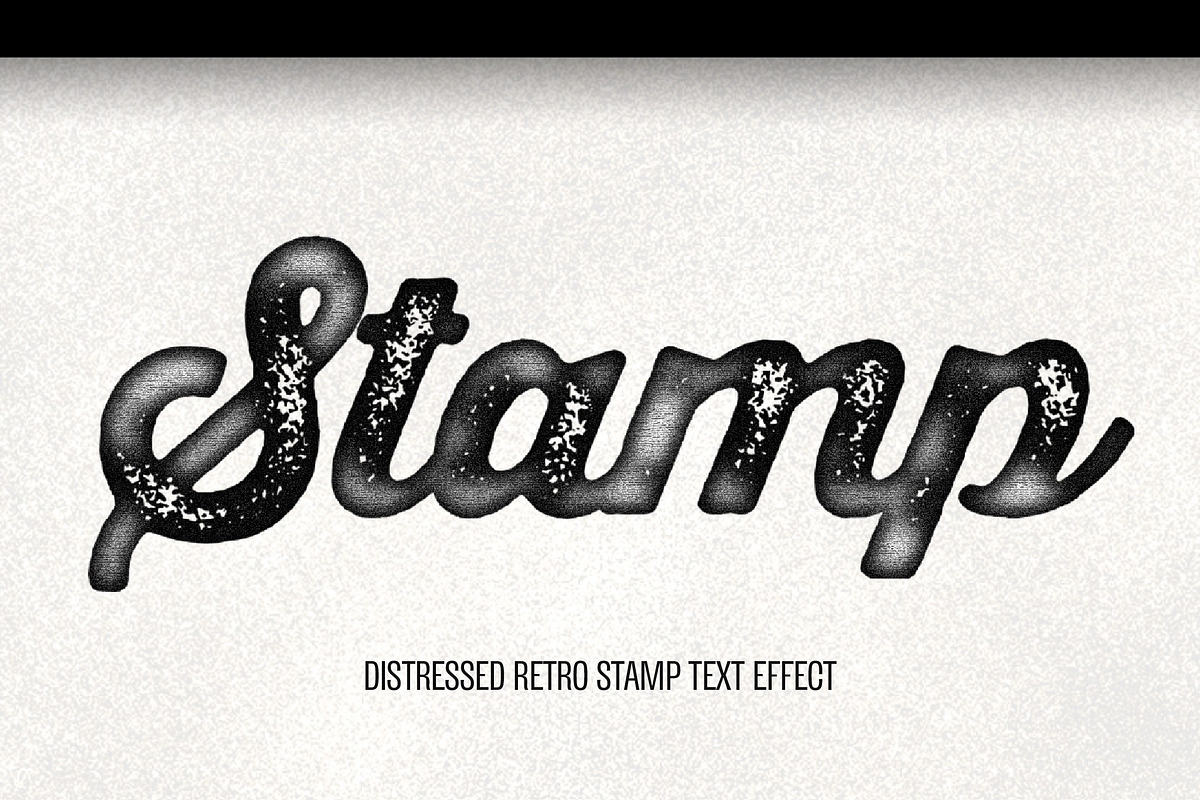 Distressed Retro Stamp Text Effect, a Layer Style Add-On by studiogstock (Photo 3 of 3)