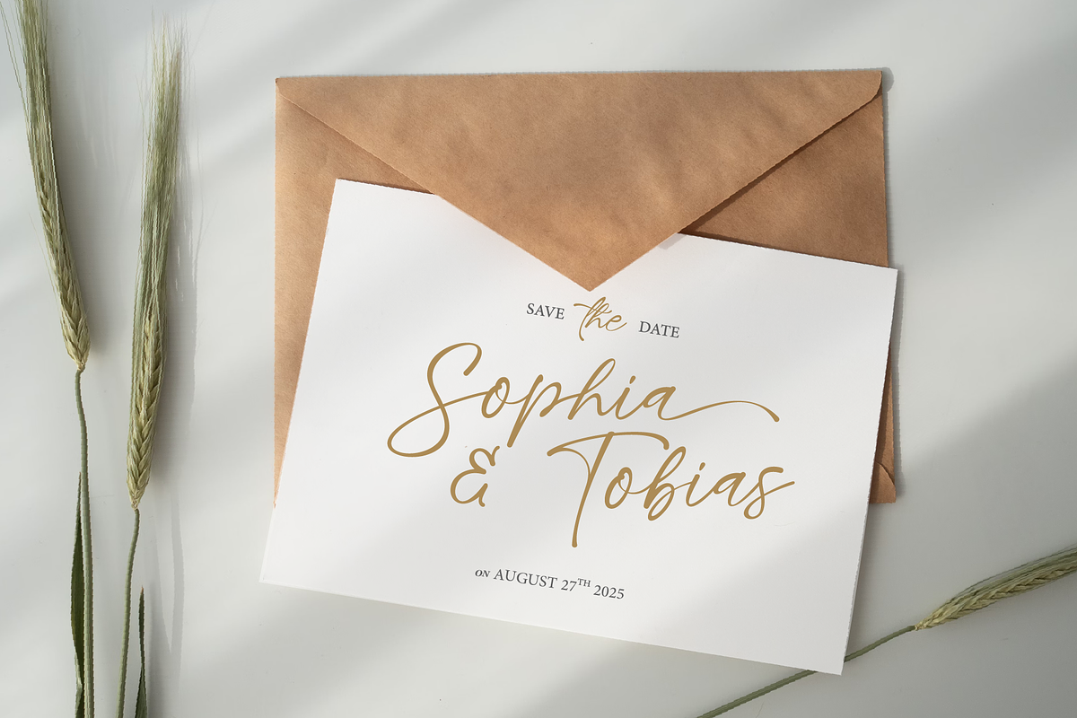 Sophia Authney, a Script Font by MJB Letters (Photo 5 of 10)