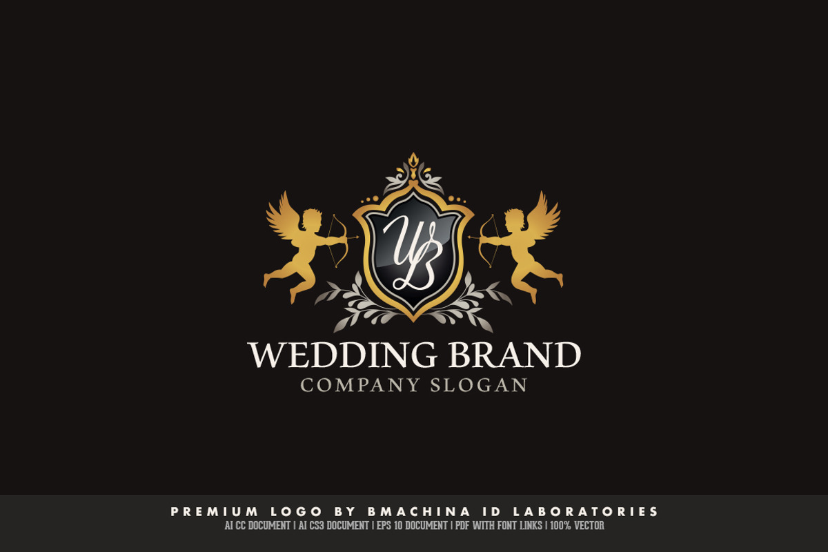 The Wedding Brand Logo, a Branding & Logo Template by BMACHINA Labs. (Photo 1 of 5)