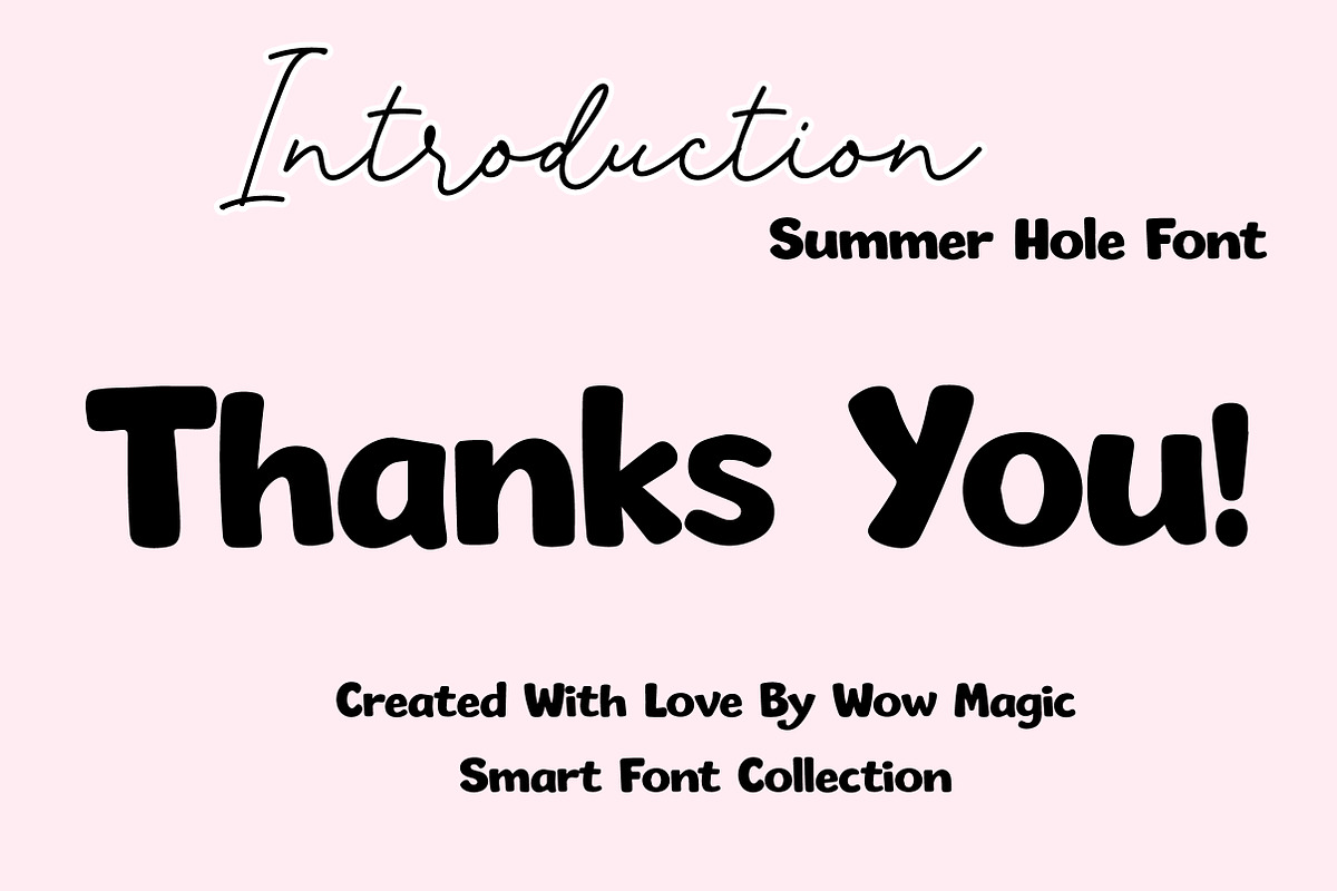 Summer Hole Font, a Slab Serif Font by Wow Magic (Photo 3 of 3)