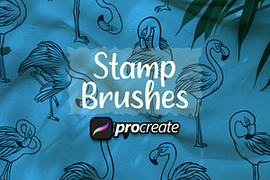 Flamingo Stamp Brush