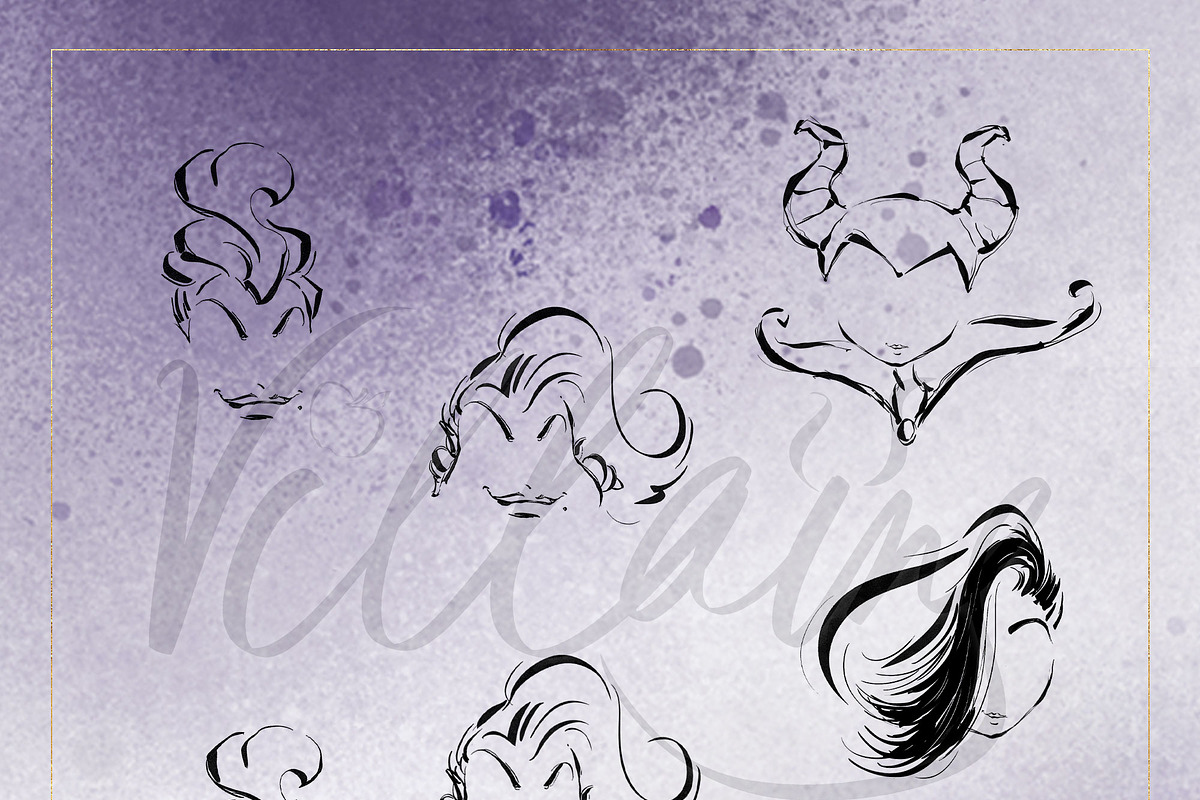 Fairy Tale Villains Doodles Clipart, an Object Graphic by KaramfilaS (Photo 9 of 13)