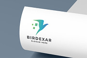 Abstract Digital Bird in Flight Logo, a Branding & Logo Template by Design_Planet (Thumbnail 1 of 3)