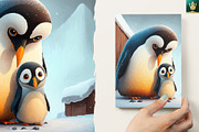 Mother and Baby Animal Art Prints, an Animal Illustration by pixaroma (Thumbnail 10 of 15)