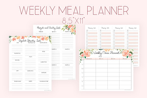 Weekly Meal Planner and Grocery list