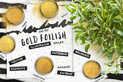 80 AI Gold Foil Swatches + EXTRAS, a Layer Style Add-On by Pink Coffie (Thumbnail 1 of 5)