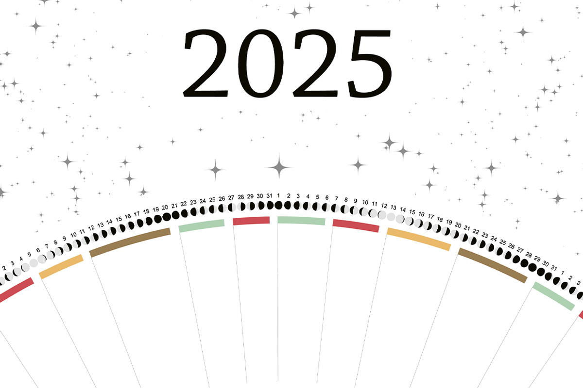 Gardener's lunar calendar 2025, a Stationery Template by land art (Photo 4 of 5)
