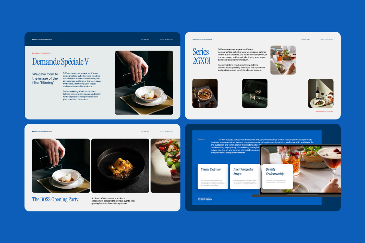Bellevue Event Portfolio Gslides, a Presentation Template by Unich Design Bureau (Photo 7 of 8)