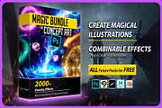 Magic Effects Bundle - 13 Packs, an Object Graphic by Mikel Blazgad (Thumbnail 1 of 21)