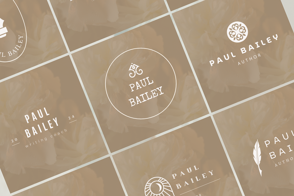 Editable logo template for author, a Branding & Logo Template by Petite Zakka Boutique (Photo 3 of 7)