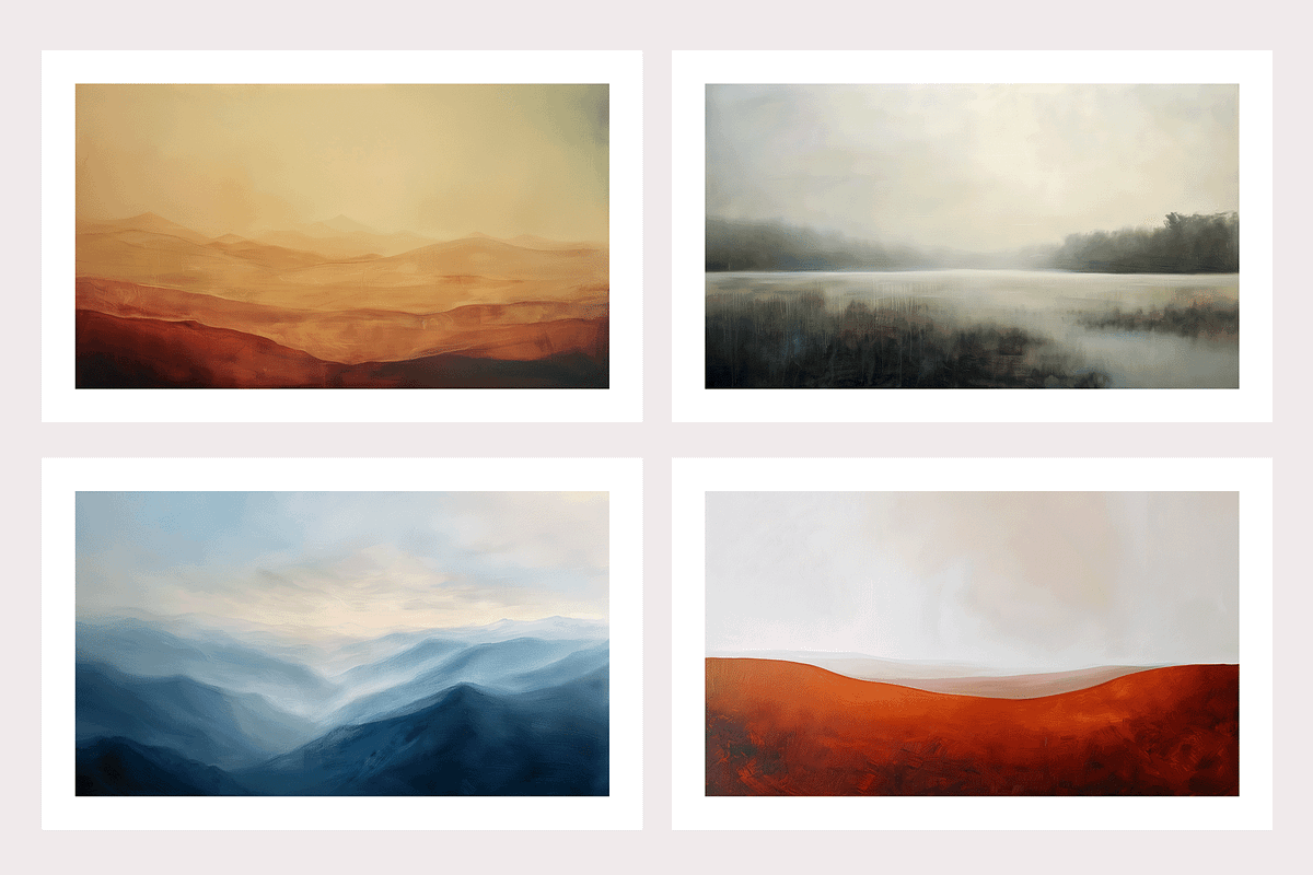 Mica Collection · Minimal Landscapes, a Background Graphic by milatovar (Photo 3 of 17)