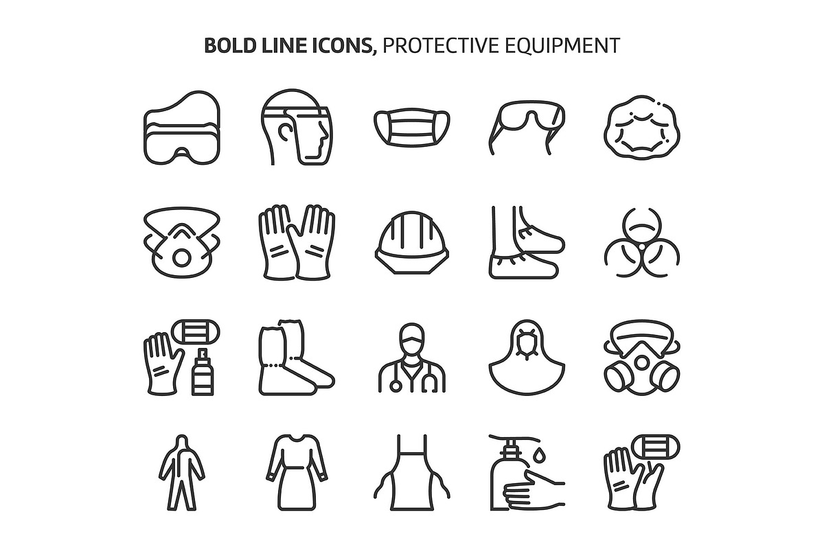 Bold Line Icons, an Outline Icon by Howcolour (Photo 7 of 151)