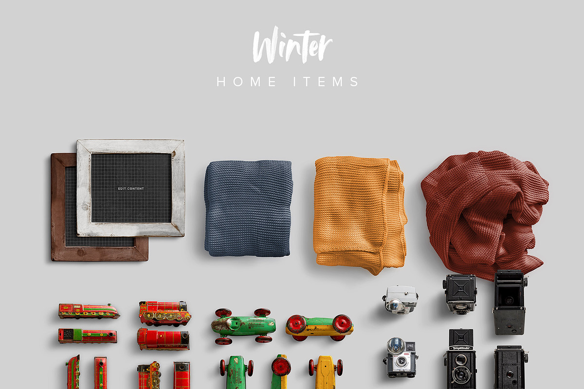 Winter Scene Creator Bundle, a Books & Magazine Mockup by Custom Scene (Photo 30 of 32)