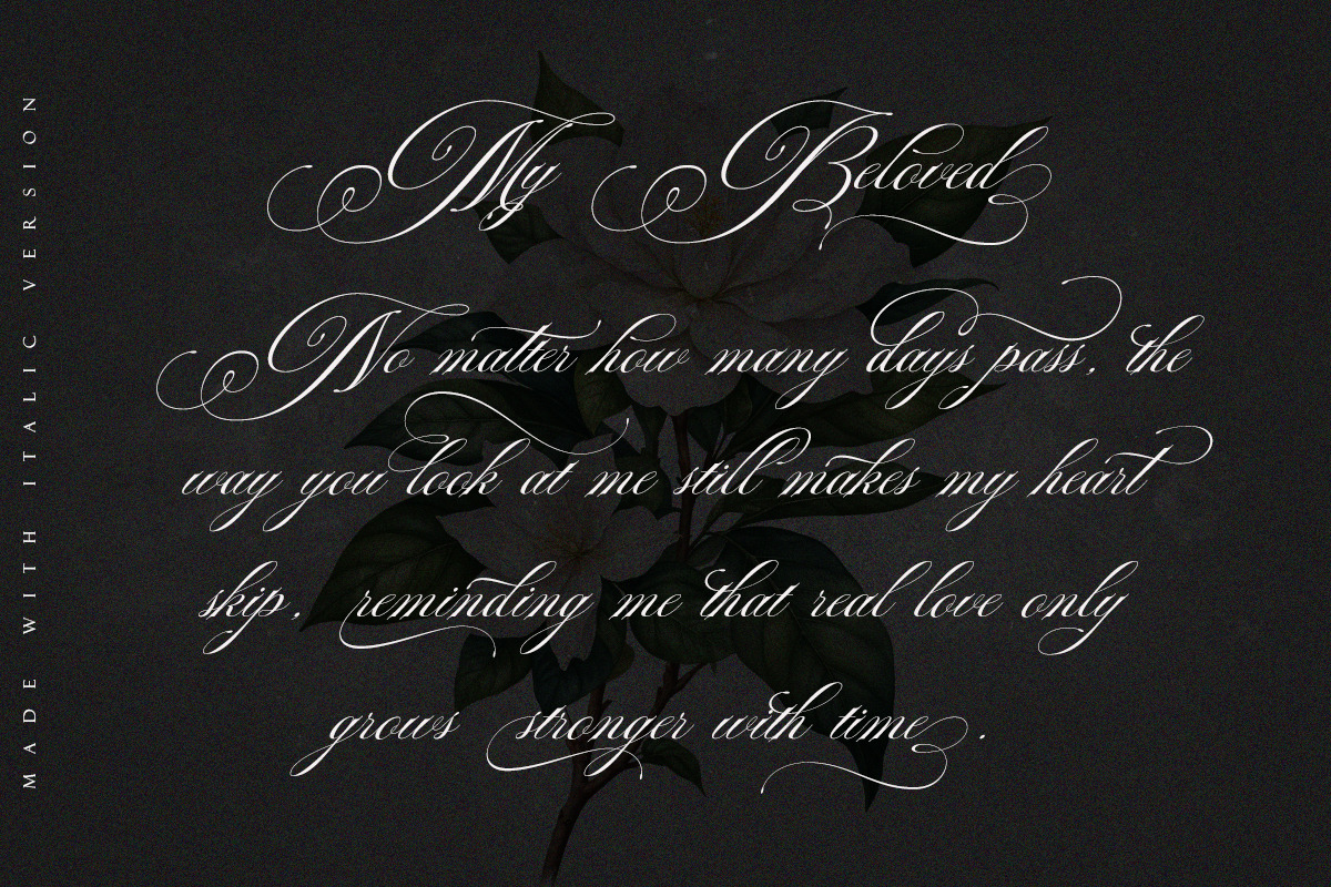 Auraliene Script Pro, a Script Font by Romiecreative (Photo 11 of 12)