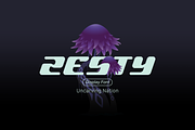 Zesty - Display font, a Font by Uncarving (Thumbnail 1 of 9)
