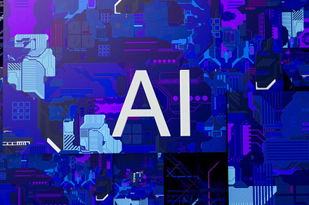 Ai technology concept in digital abstract background, a Technology Photo by OSORIOartist