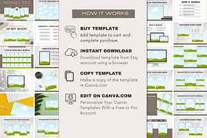 PLR Printable Templates Planners