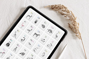 Animal ABC. Alphabet cards, an Animal Illustration by Natali Smolova (Thumbnail 7 of 11)