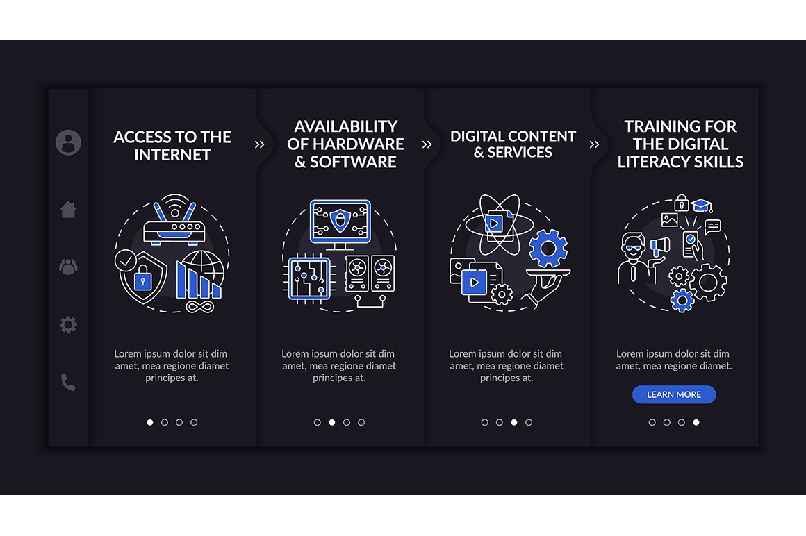 Digital inclusion vector template, a Templates & Theme by IMG Visuals