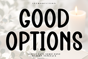 Good Options, a Script Font by InermediaSTUDIO (Thumbnail 1 of 7)