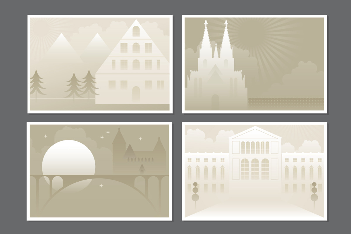 Buildings, an Illustration by EightHourDay