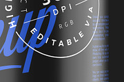 Black Glossy Protein Jar Mockup, a Packaging Mockup by Reformer Mockup (Thumbnail 4 of 6)