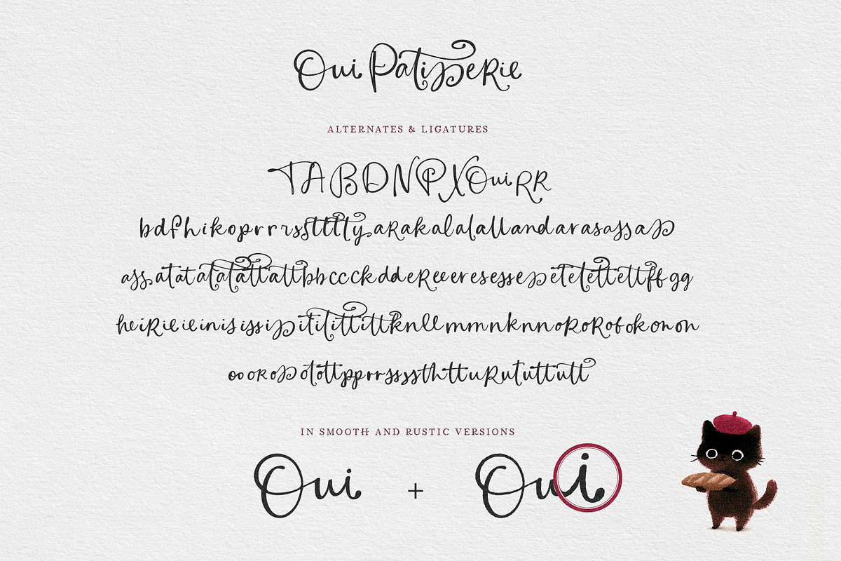 A Romantic Handmade Script, a Script Font by Callie Rian & Co. (Photo 14 of 14)