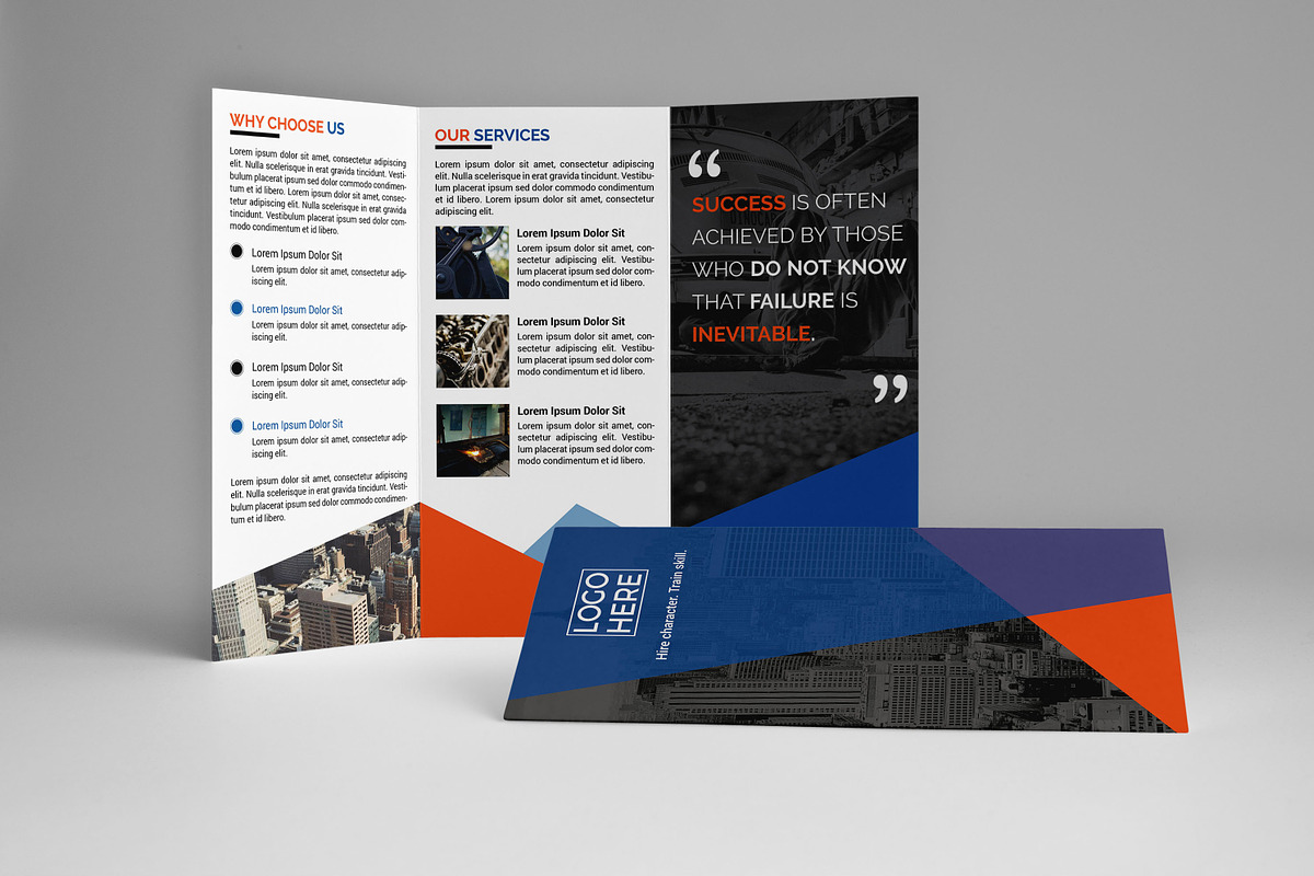 Corporate Trifold Brochure, a Brochure Template by assaiv (Photo 1 of 6)