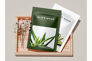 Sheet mask packaging mockup bundle, a Packaging Mockup by mockupocka (Thumbnail 3 of 8)