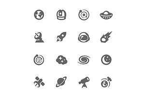 Simple Space Icons