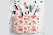 Peach Tea Time Seamless Pattern, a Food Illustration by TitaLivingArt (Thumbnail 5 of 10)