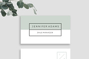 Modern Business Card, a Business Card Template by Glowing Pieces (Thumbnail 4 of 4)