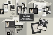 Aesthetic Bundle Canva templates, a Social Media Template by Studio Suvelle (Thumbnail 1 of 8)